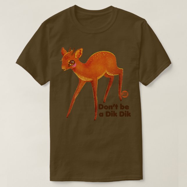 T-shirt dik (Design devant)