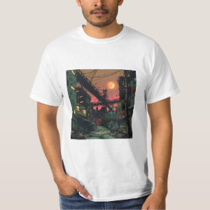 T-shirt Dilapidé Comic Book City