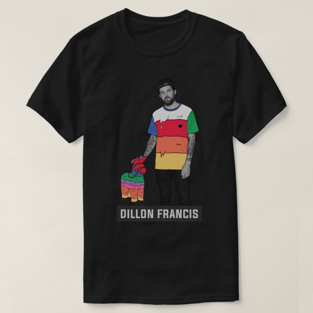 T-shirt Dillon Francis Sticker.png (Design devant)