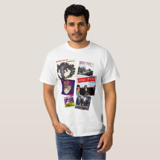 T-shirt d'illustration de veste de disque
