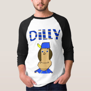 T-shirt Dilly Hommes 3/4 Reglan Sleeve