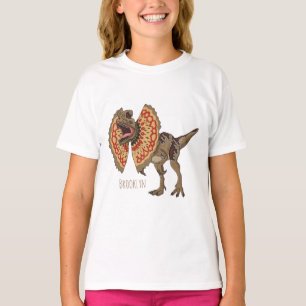 T-shirt Dilophosaurus dessin animé