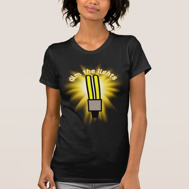 T-shirt Dim La Lumière Économique D'Énergie 2u (Devant)