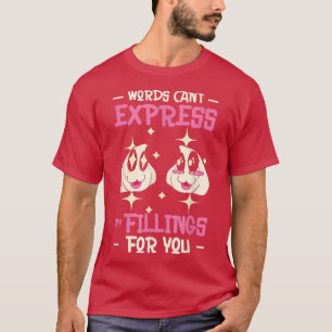 T-shirt dim Sommes asiatique cuisine nourriture pun plat c