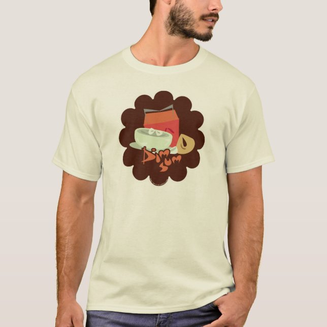 T-shirt Dim Sum Classic Slogan Asian Food Fun Art (Devant)