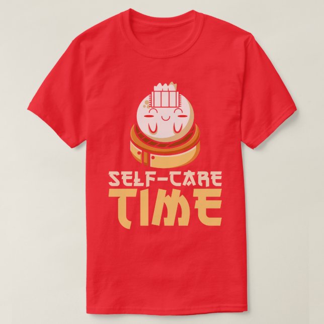 T-shirt Dim Sums Asiatique Autosoins alimentaires Temps de (Design devant)