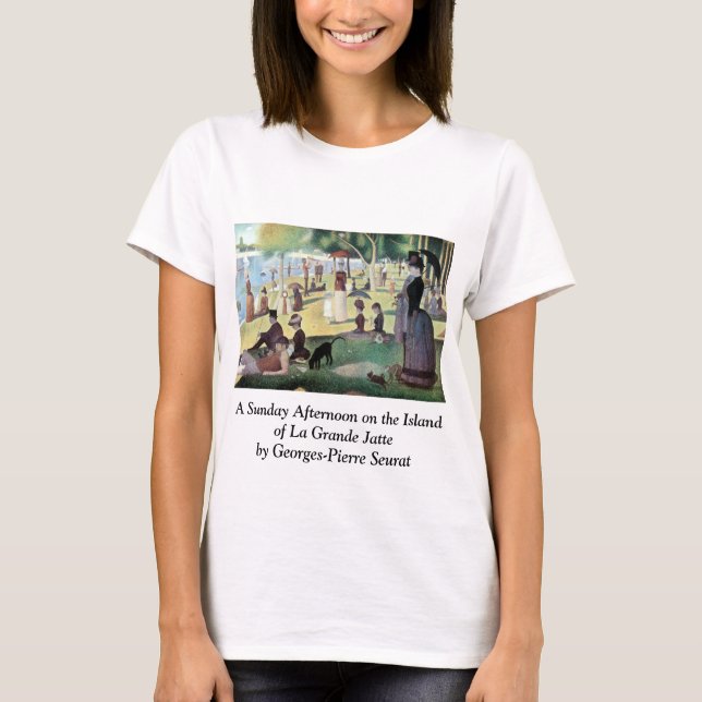 T-shirt Dimanche après-midi, île La Grande Jatte par Seura (Devant)