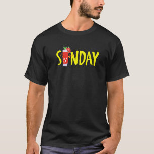 T-shirt Dimanche Brunch National Bloody Mary Day