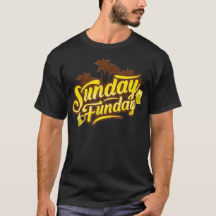 T-shirt Dimanche Fête Boire de bière