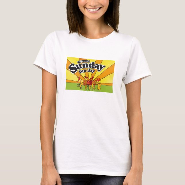 T-shirt Dimanche Funday ! (Devant)