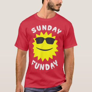 T-shirt Dimanche (Jour du Soleil) Fête (Jour du Plaisir)