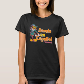 T-shirt Dimelo En Espanol Calabaza Pumpking Spanish Teache