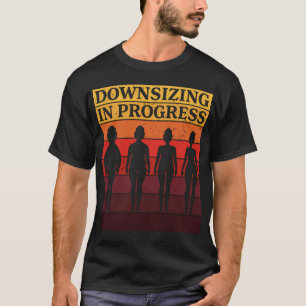 T-shirt Diminution En Cours - Exercice De Gym Perte De Poi