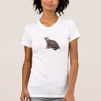 T-shirt d'impression de chat du Bengale
