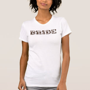 T-shirt DINA Space Cowgirl Imprimé Vache Mariée Enterremen