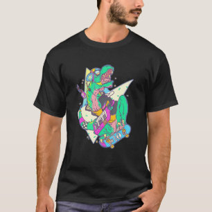 T-shirt Dinasour Rix Skate Skull Monster Music Song Specia