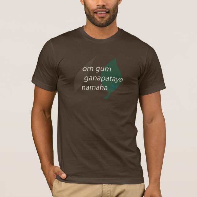 T-shirt d'incantation de Ganesha du yoga des (Devant)