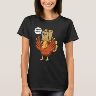 T-shirt Dinde Agriculteur Animal Chat   Faux Chat Action d