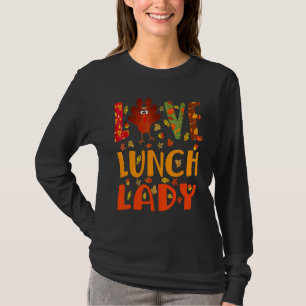 T-shirt Dinde Dame Déjeuner d'Automne de Thanksgiving Ca