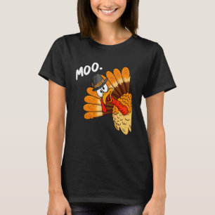 T-shirt Dinde de cosplay de vache amusante Bonne fête d'Ac