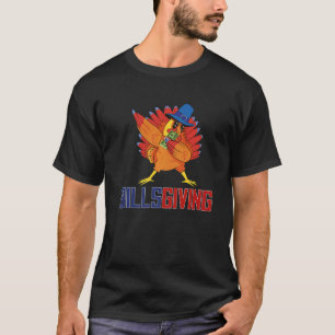 T-shirt Dinde de Dabbing de Thanksgiving de BillsGiving  1