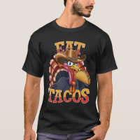 Dinde de Thanksgiving Manger des Tacos Drôle Mexi