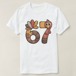 T-shirt Dinde drôle 6 7, mème de Thanksgiving