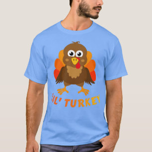 T-shirt Dinde lil mignonne pour les enfants et l'action de