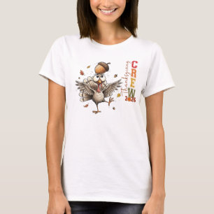 T-shirt Dinde pour l'équipe de Thanksgiving 2026