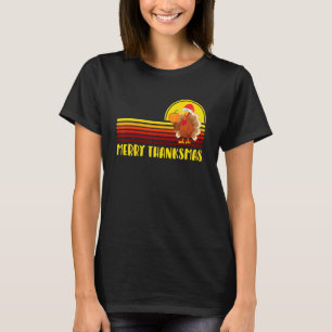 T-shirt Dinde Santa Joyeux Thanksmas Noël Thanksgiving