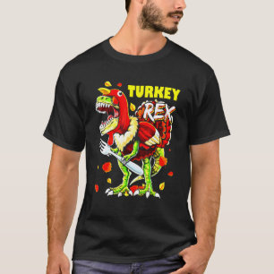 T-shirt Dindon de Noël Rex Thanksgiving