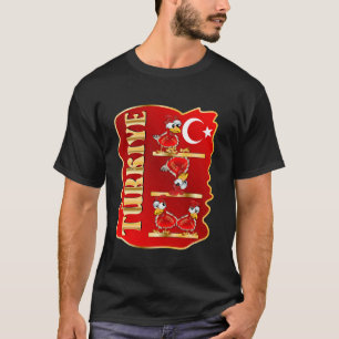 T-SHIRT DINDON DE TURQUIE DRAPEAU TURC