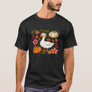 T-shirt Dindon idiot costume drôle d'Halloween Citrouille
