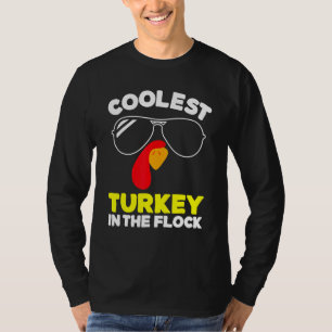 T-shirt Dindon le plus cool du troupeau Garçons tout-petit