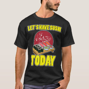 T-shirt diner asiatique sushi sushiman sashimi Japon riz