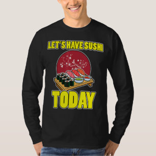 T-shirt diner asiatique sushi sushiman sashimi Japon riz