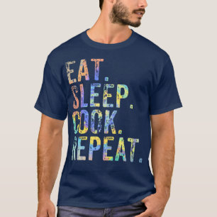 T-shirt Dîner Cuisine Répéter Cuisine Chef Déjeuner culina