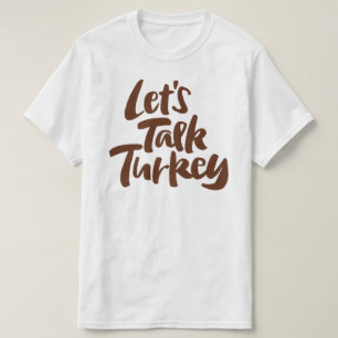 T-shirt Dîner d'action de grâces - Parlons Turquie amusant