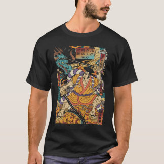 T-shirt DÎNER DE MÈME DE CARTOON ANIME MANGA traditionnel 