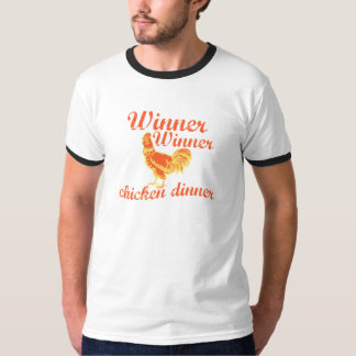 T-shirt Dîner de poulet de gagnant de gagnant