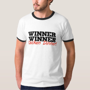T-shirt Dîner de poulet gagnant