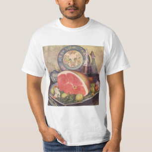 T-shirt Dîner vintage de jambon avec haricots verts et pom