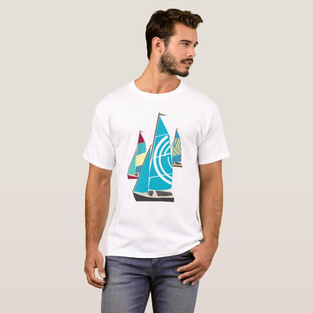 T-shirt Dinghes vintages (Devant entier)