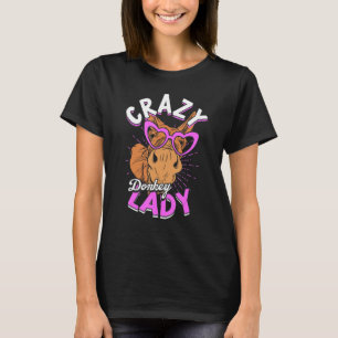 T-shirt Dingue Âne dame animal âne maman fermier âne