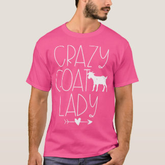T-shirt Dingue chèvre dame Drôle chèvre dire