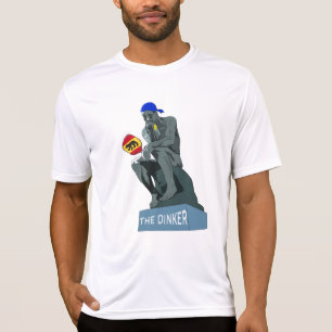 T-shirt Dink Pickleball le penseur comme performance de di