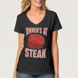 T-shirt Dinneru2019s Au Steak Butcher Bouchery Shop