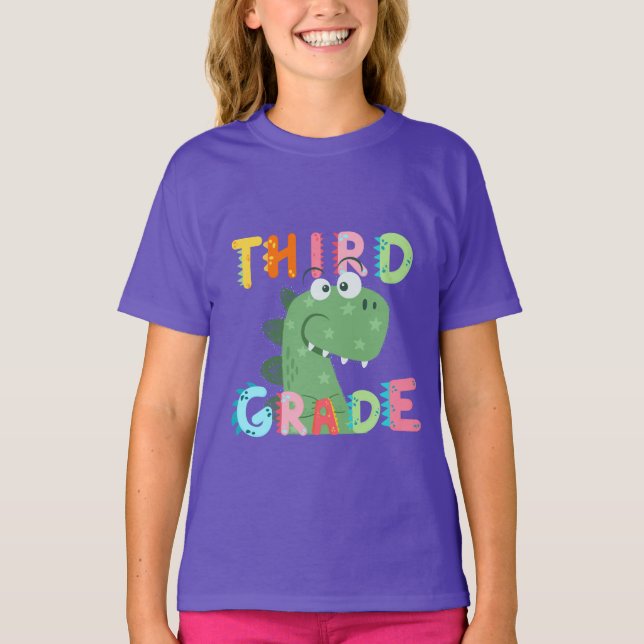 T-shirt Dino 3ème GRADE Escadron école d'enseignant (Devant)
