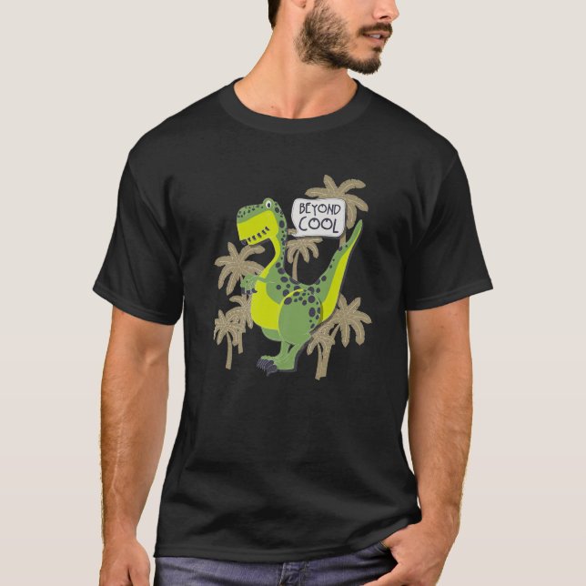 T-shirt Dino Cute Dinosaur Au-Delà Du Cool Rex Birthday Bo (Devant)
