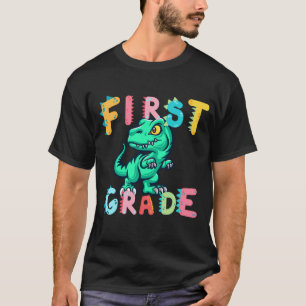 T-shirt Dino Dinosaur Premier Escadron de 1re année garçon